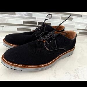New Johnston & Murphy Mens Upton Knit Wingtip Dress Casual Shoe Size 14M